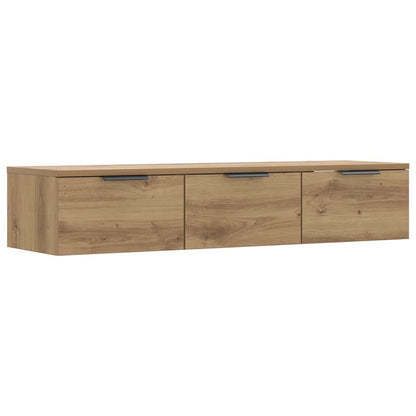 Wall Cabinet Artisan Oak 102x30x20 cm Engineered Wood