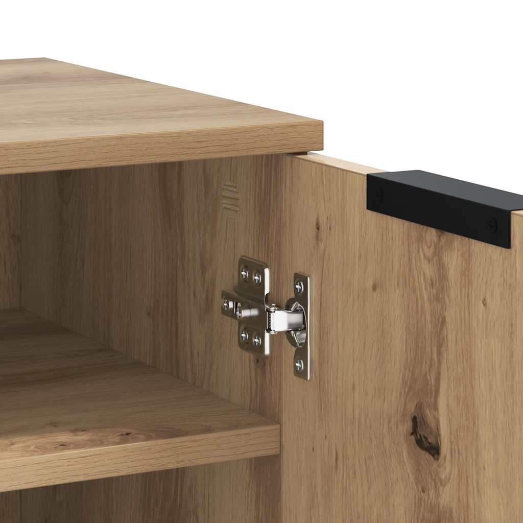 Shoe Cabinet Artisan Oak 29.5x35x70 cm Engineered Wood