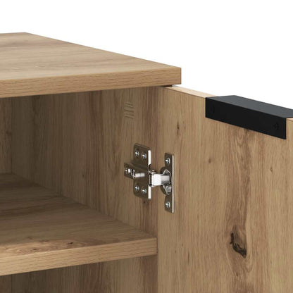 Shoe Cabinet Artisan Oak 29.5x35x70 cm Engineered Wood
