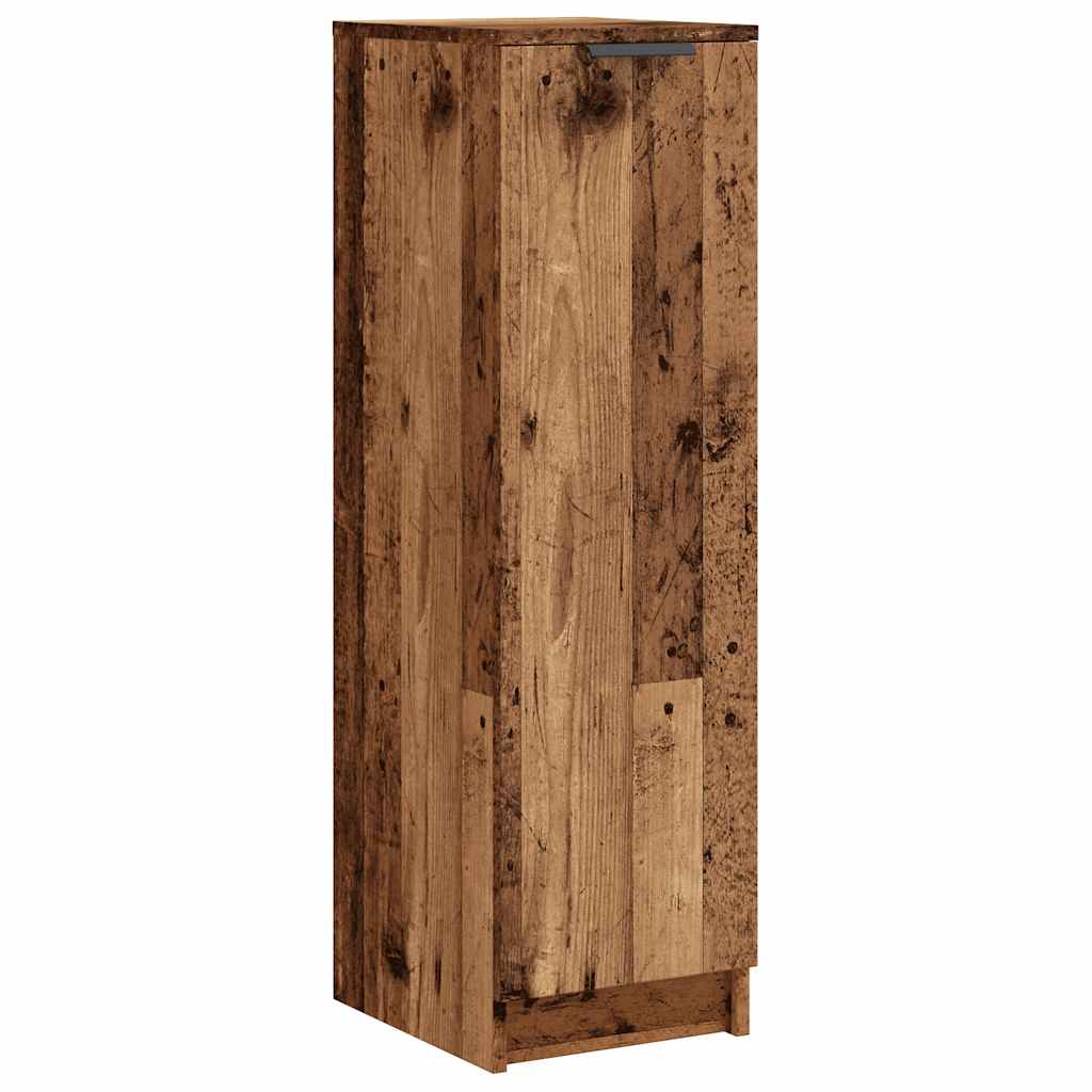 Shoe Cabinet Old Wood 29,5x35x100,5 cm Engineered Wood
