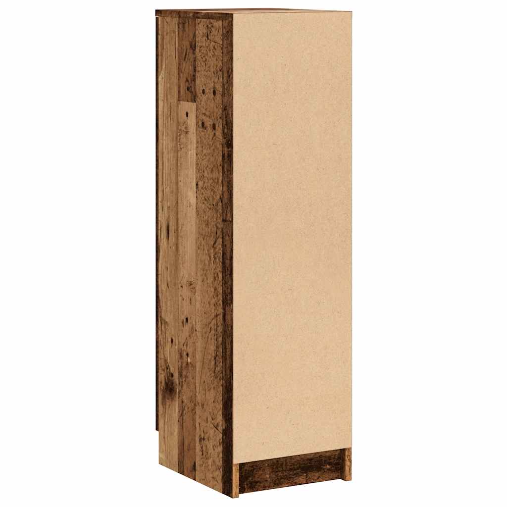 Shoe Cabinet Old Wood 29,5x35x100,5 cm Engineered Wood