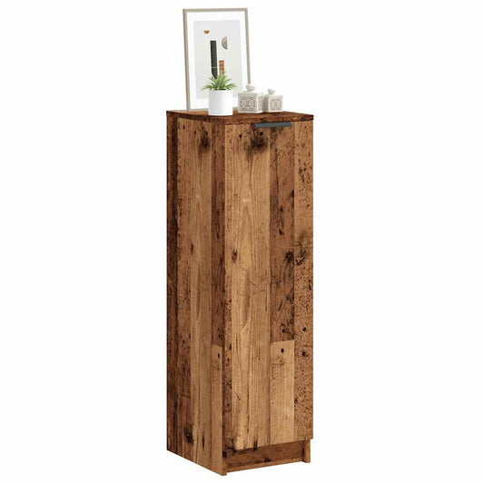 Shoe Cabinet Old Wood 29,5x35x100,5 cm Engineered Wood