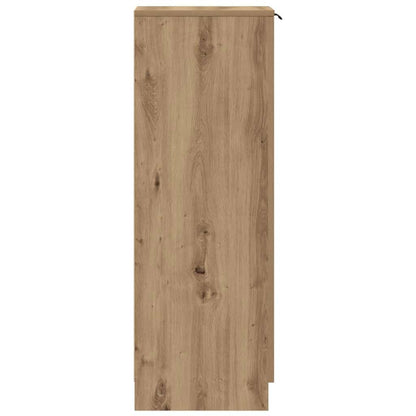 Shoe Cabinet Artisan Oak 29,5x35x100,5 cm Engineered Wood
