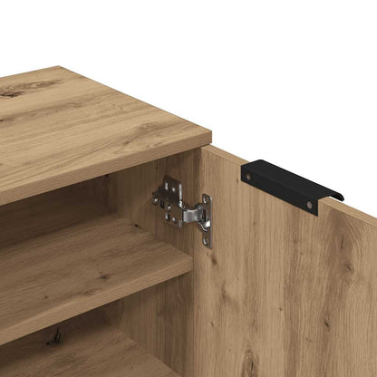 Shoe Cabinet Artisan Oak 29,5x35x100,5 cm Engineered Wood