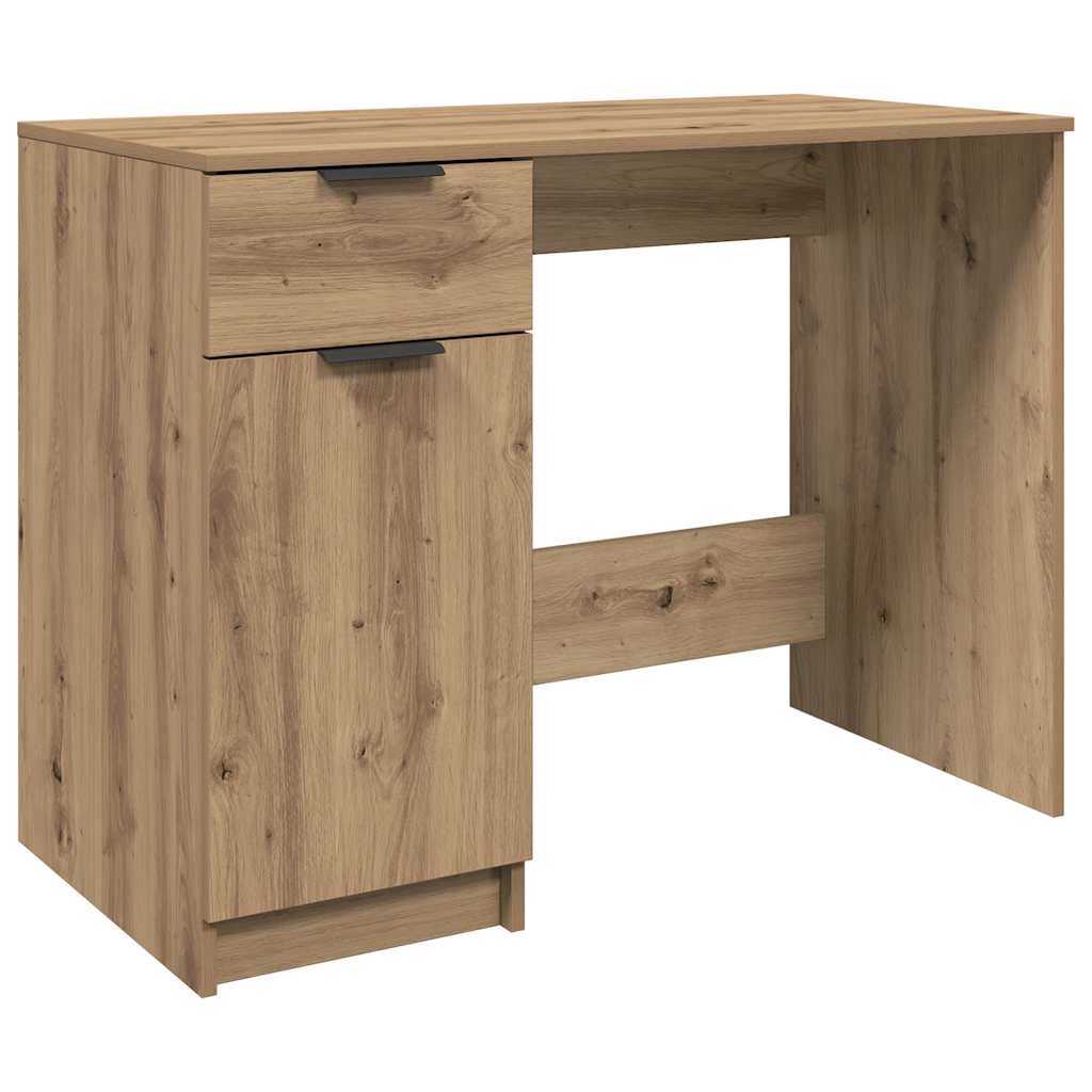 Desk Artisan Oak 100x50x75 cm Engineered Wood