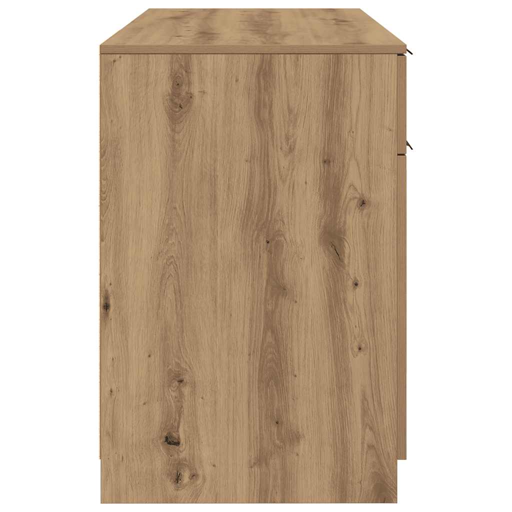 Desk Artisan Oak 100x50x75 cm Engineered Wood
