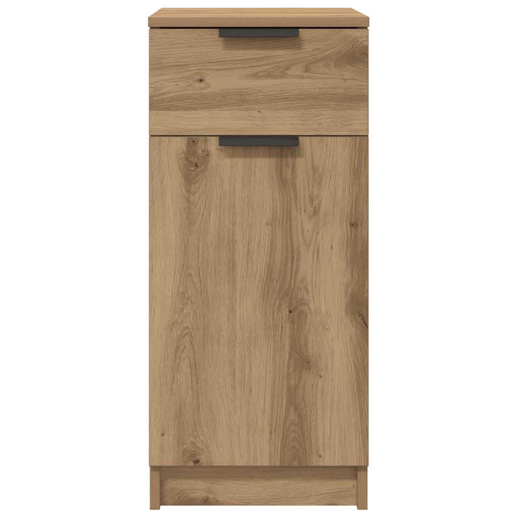 Desk Cabinet Artisan Oak 33x50x75 cm Engineered Wood