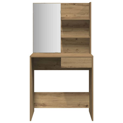 Dressing Table with Mirror Artisan Oak 74,5x40x141 cm