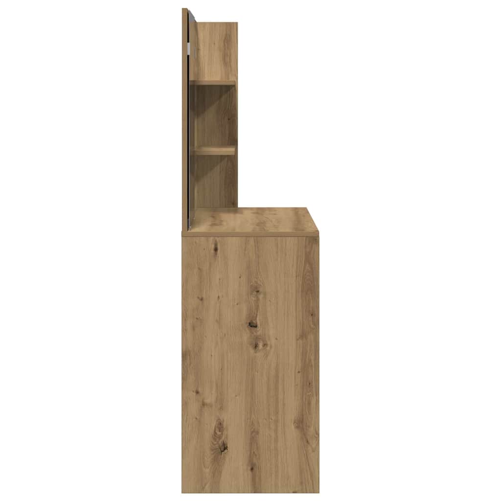 Dressing Table with Mirror Artisan Oak 74.5x40x141 cm