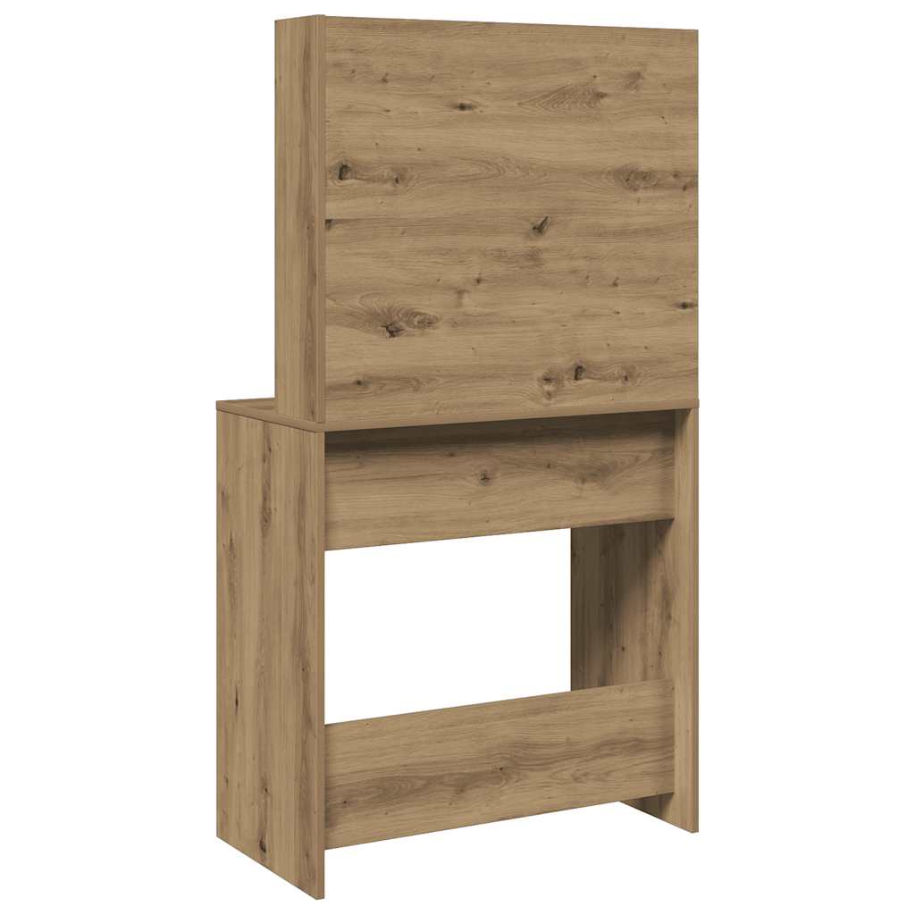 Dressing Table with Mirror Artisan Oak 74.5x40x141 cm