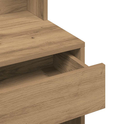 Dressing Table with Mirror Artisan Oak 74.5x40x141 cm