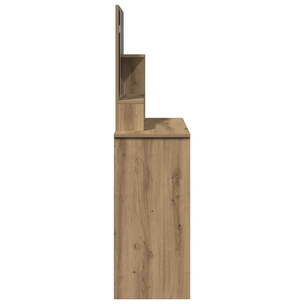 Dressing Table with Mirror Artisan Oak 86,5x35x136 cm