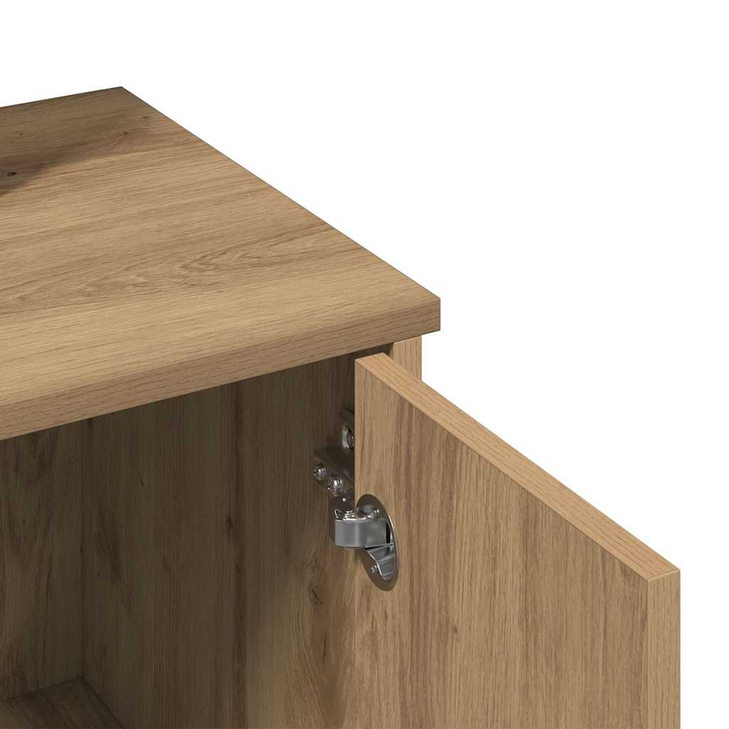 Dressing Table with Mirror Artisan Oak 86,5x35x136 cm