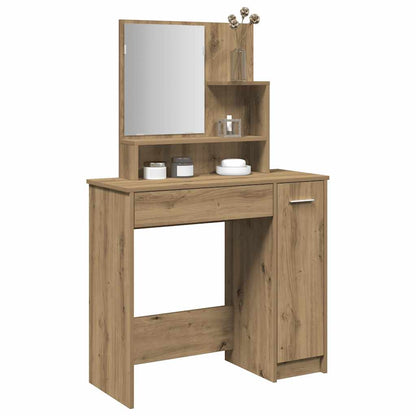 Dressing Table with Mirror Artisan Oak 86,5x35x136 cm