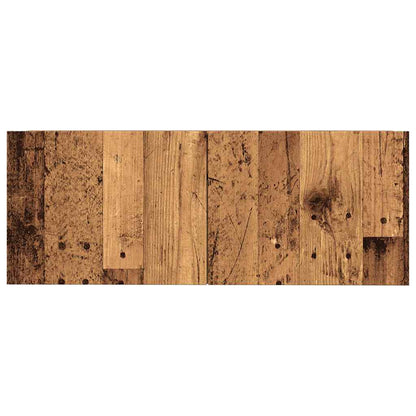 2 Piece Wall-mounted TV Cabinet Set Old Wood 80x30x30 cm
