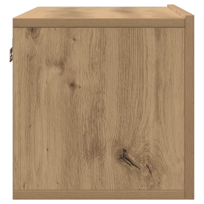 2 Piece Wall-mounted TV Cabinet Set Artisian Oak 80x30x30 cm
