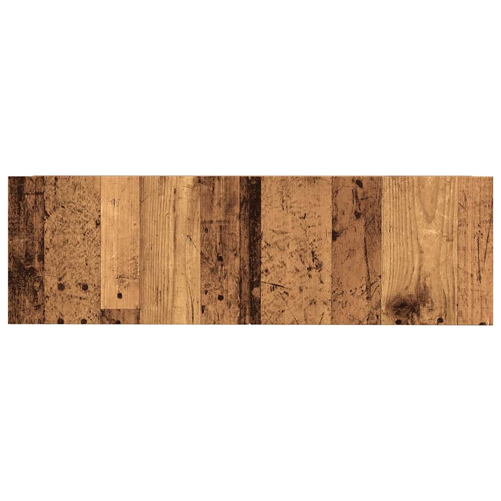 2 Piece Wall-mounted TV Cabinet Set Old Wood 100x30x30 cm