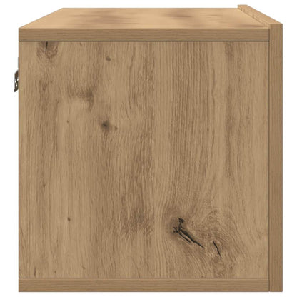 2 Piece Wall-mounted TV Cabinet Set Artisian Oak 100x30x30 cm