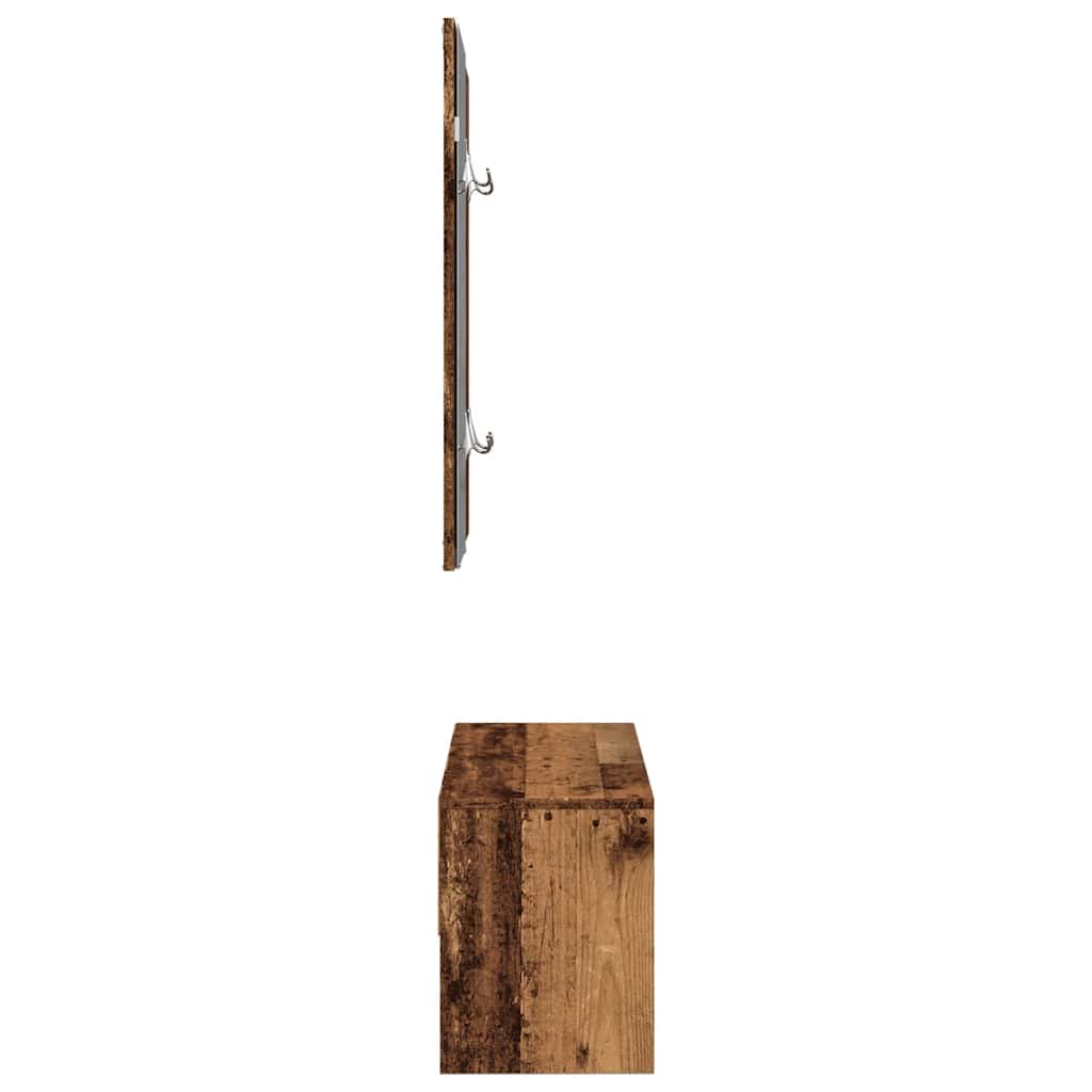 Hallway Furniture Set Old Wood Engineered Wood