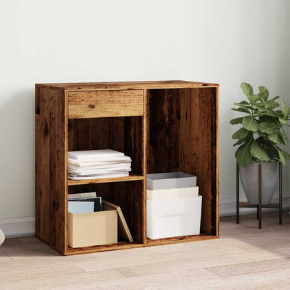 Cosmetic Cabinet Old Wood 80x40x75 cm Engineered Wood