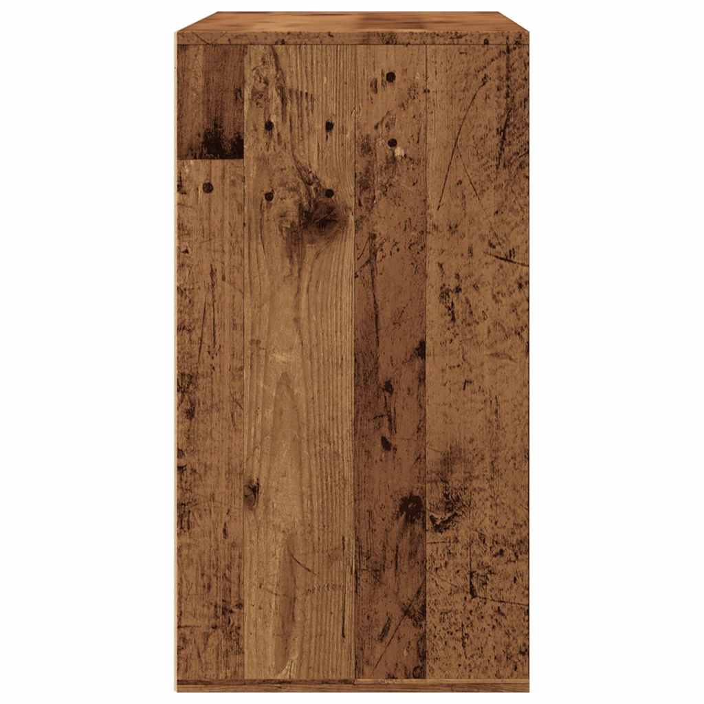 Cosmetic Cabinet Old Wood 80x40x75 cm Engineered Wood