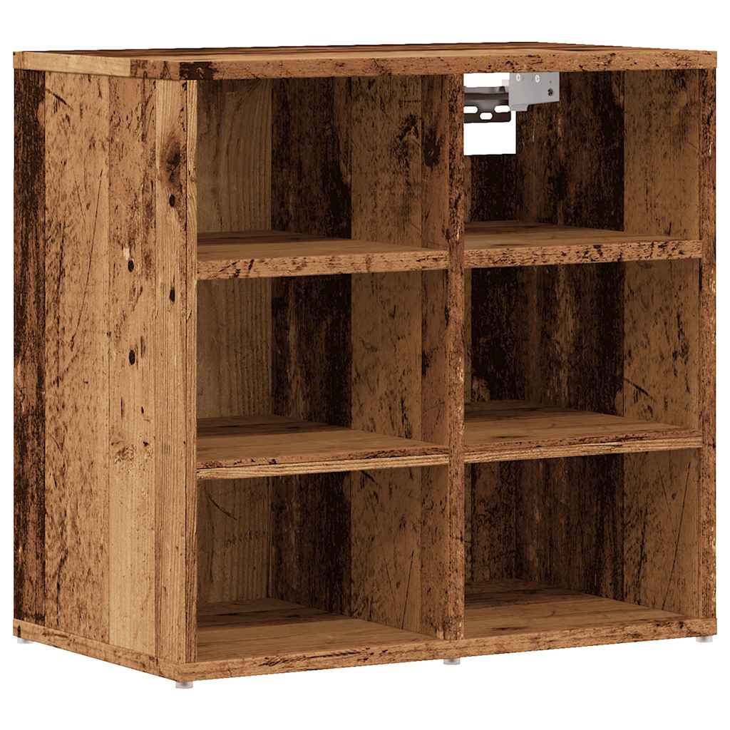 Shoe Cabinet Old Wood 52x30x50 cm