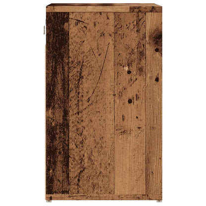 Shoe Cabinet Old Wood 52x30x50 cm