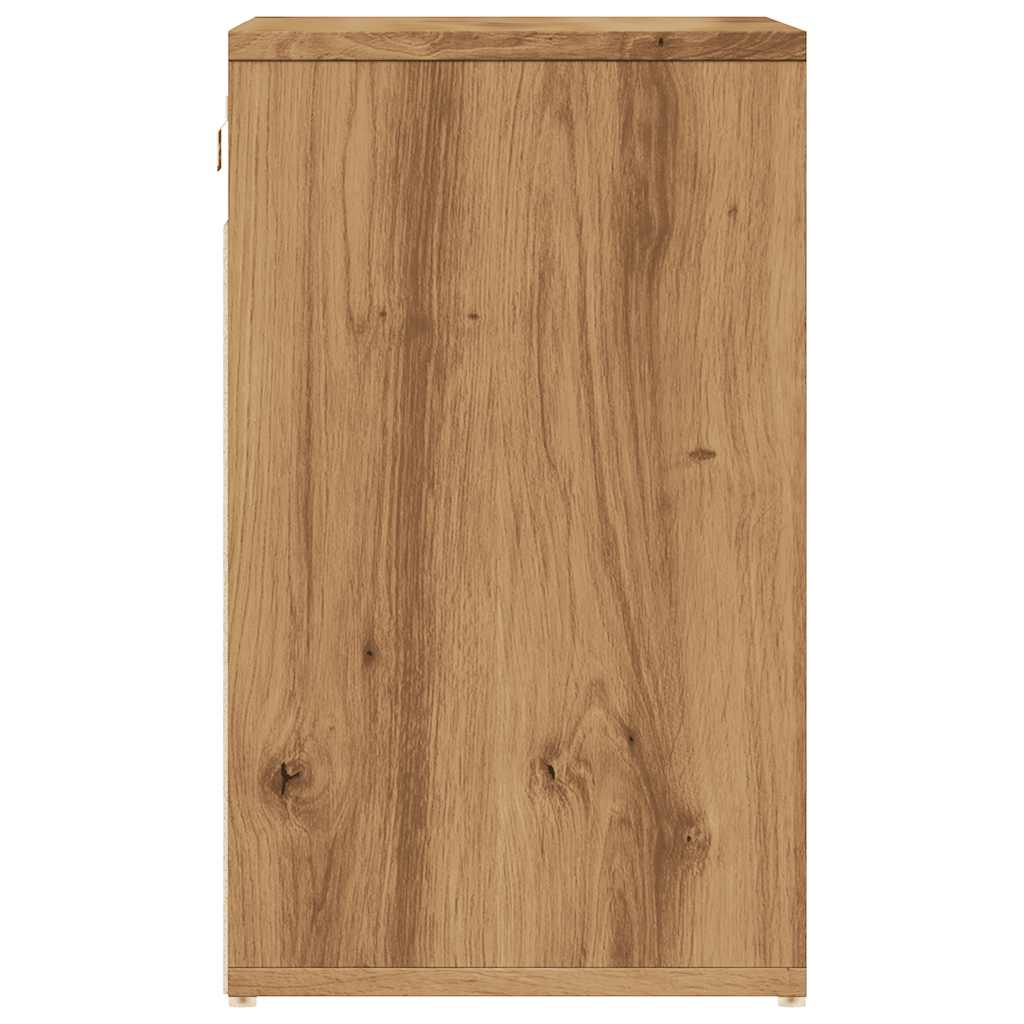 Shoe Cabinet Artisan Oak 52x30x50 cm