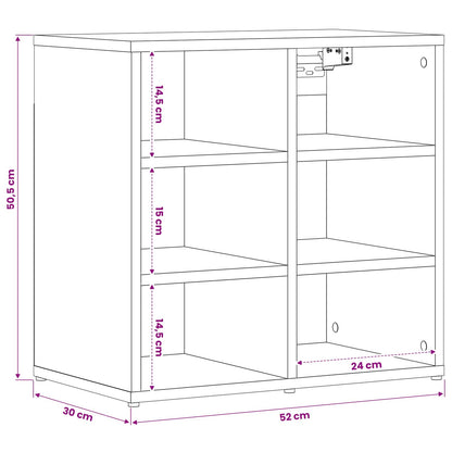 Shoe Cabinets 2 pcs Artisan Oak 52x30x50 cm