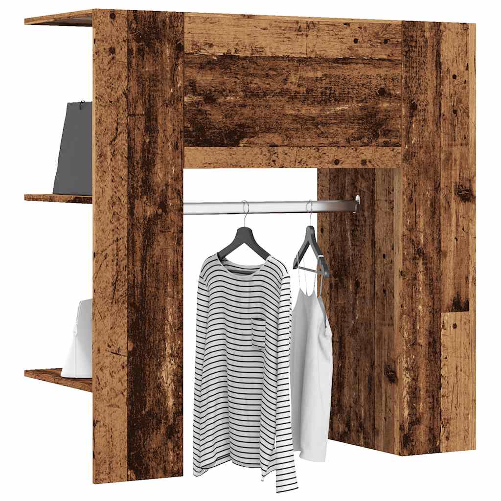 Hallway Cabinet Old Wood 97.5x37x99 cm Engineered Wood