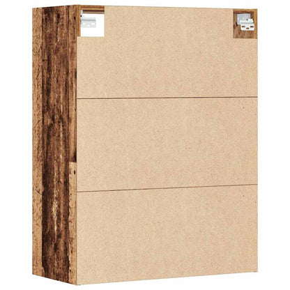 Hanging Wall Cabinet Old Wood 69.5x32.5x90 cm