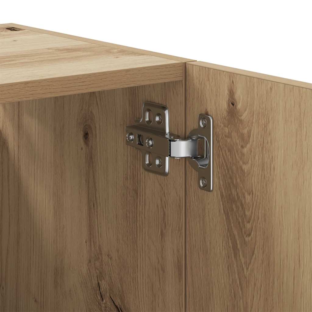 Wall Cabinet Artisan Oak 60x31x60 cm Engineered Wood