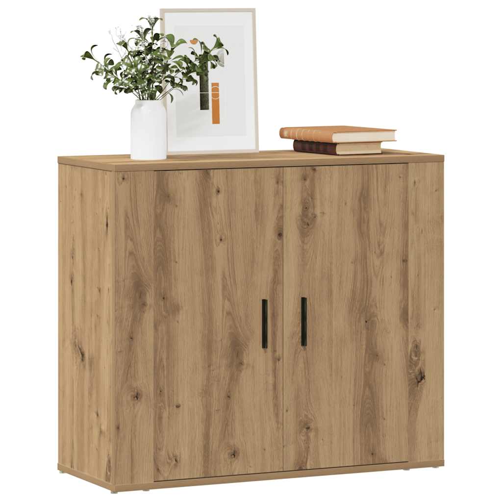 Sideboard Artisian Oak 80x33x70 cm Engineered Wood