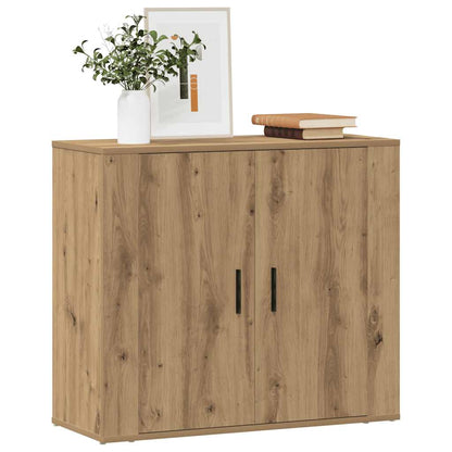 Sideboard Artisian Oak 80x33x70 cm Engineered Wood