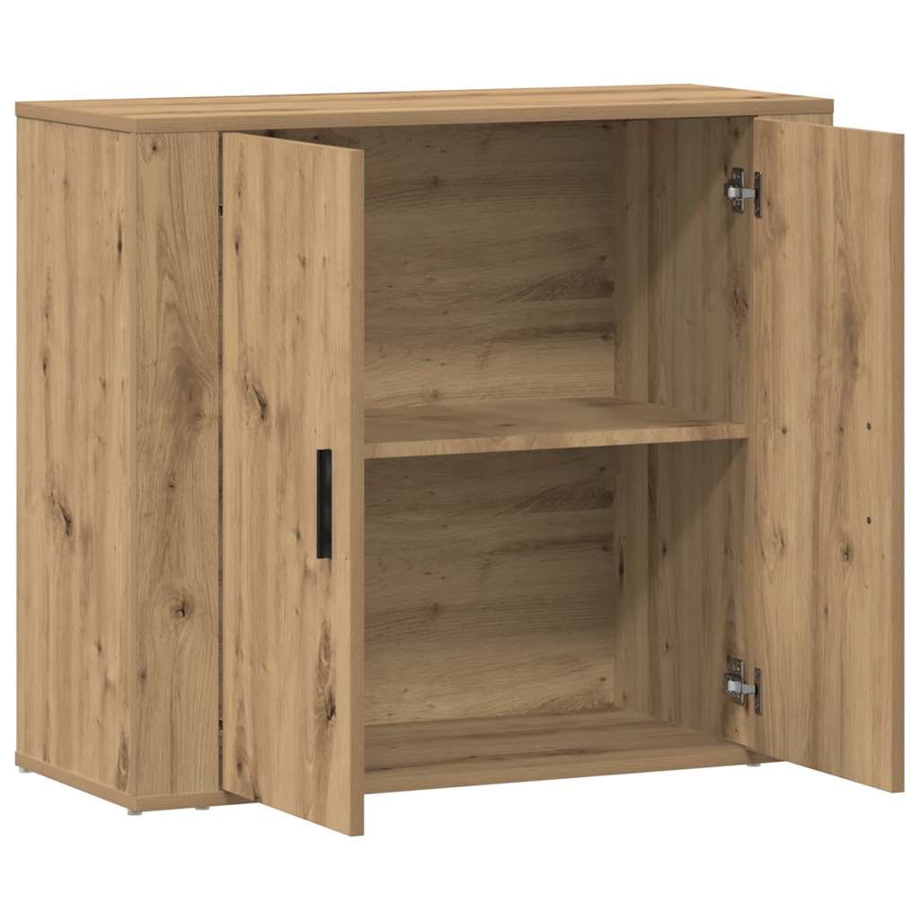Sideboard Artisian Oak 80x33x70 cm Engineered Wood