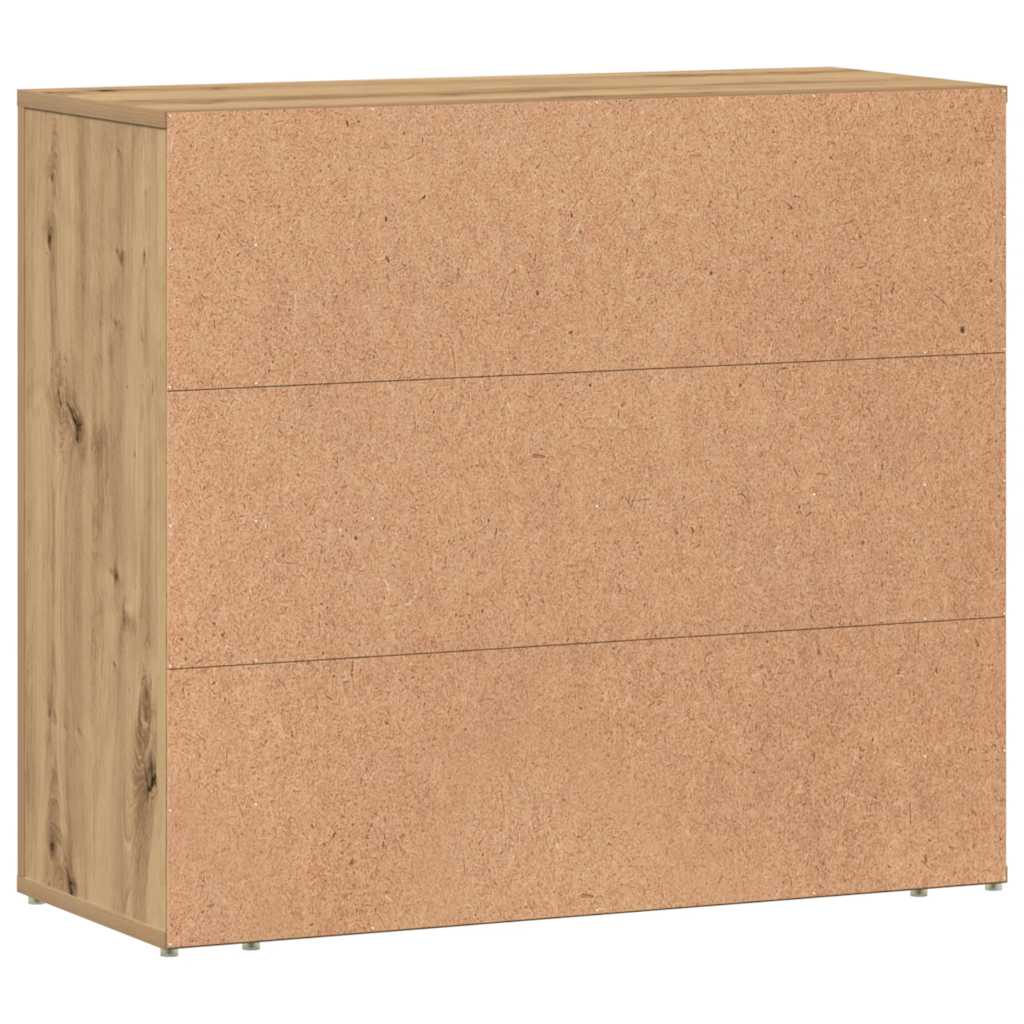 Sideboard Artisian Oak 80x33x70 cm Engineered Wood