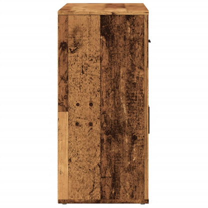 Sideboard Old Wood 80x33x70 cm Engineered Wood