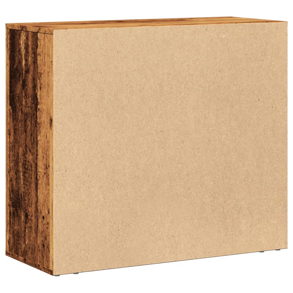 Sideboard Old Wood 80x33x70 cm Engineered Wood