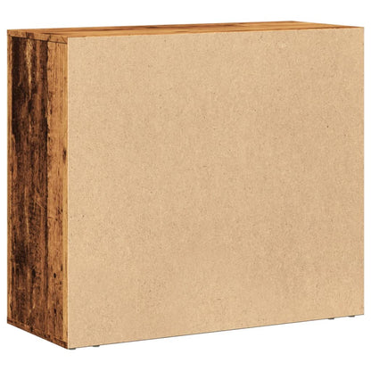 Sideboard Old Wood 80x33x70 cm Engineered Wood