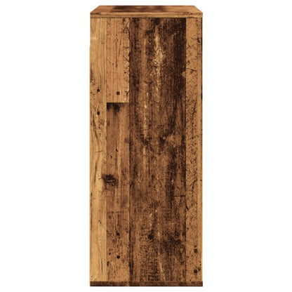 Wall Cabinet Old Wood 80x33x80 cm Engineered Wood