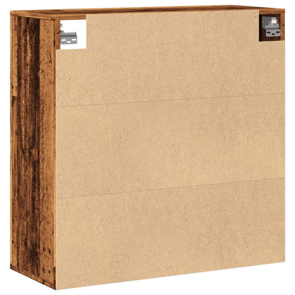Wall Cabinet Old Wood 80x33x80 cm Engineered Wood