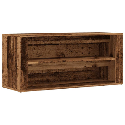 Shoe Bench Old Wood 100x35x45 cm Engineered Wood