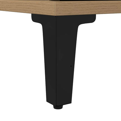 Bathroom Cabinet Artisan Oak 30x30x100 cm Engineered Wood