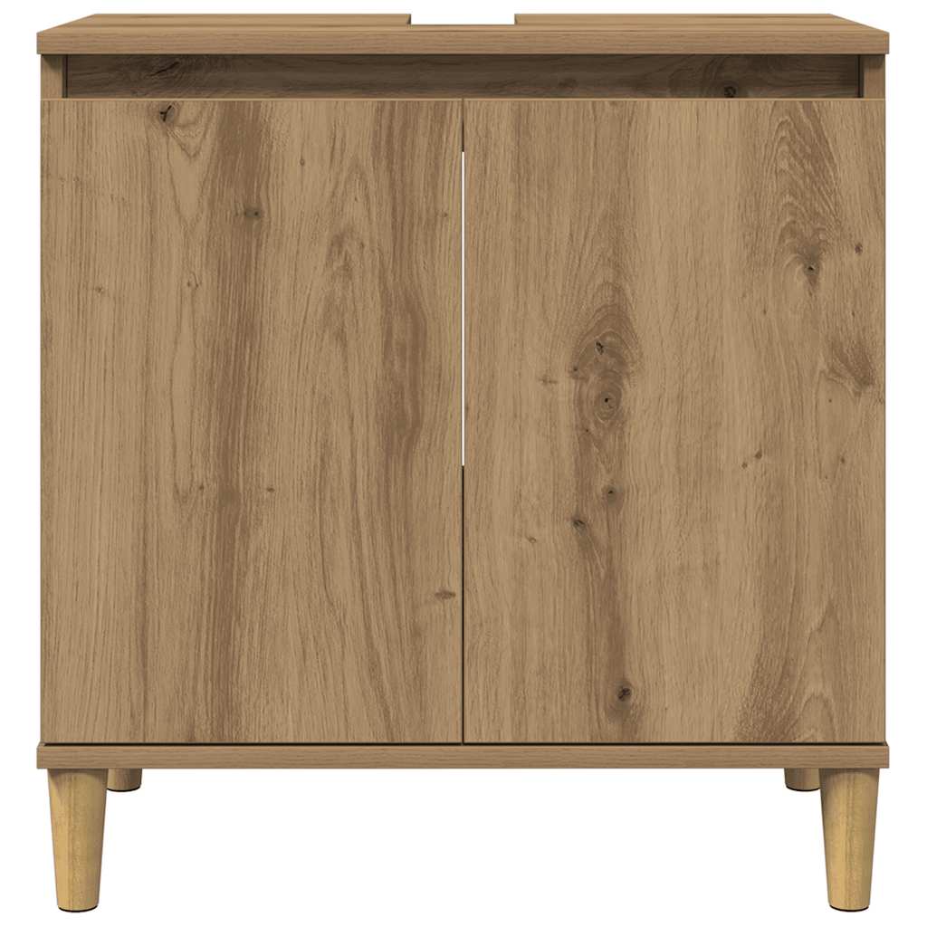 Sink Cabinet Artisan Oak 58x33x60 cm Engineered Wood