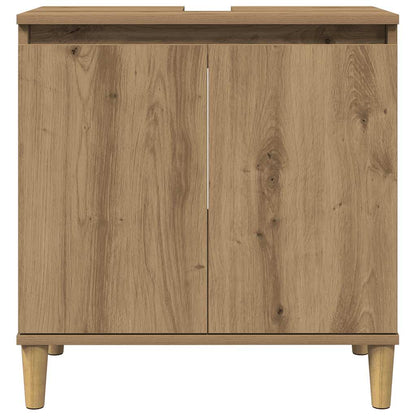 Sink Cabinet Artisan Oak 58x33x60 cm Engineered Wood