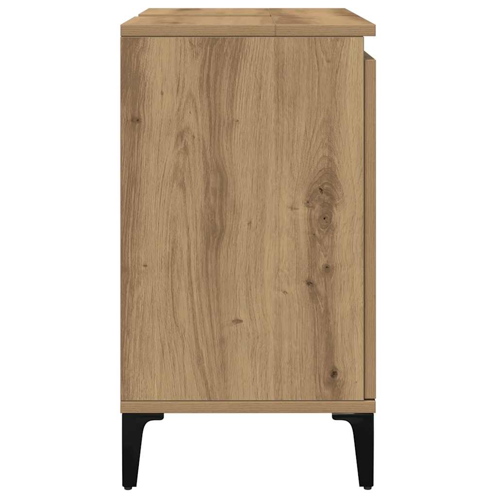 Sink Cabinet Artisan Oak 58x33x60 cm Engineered Wood