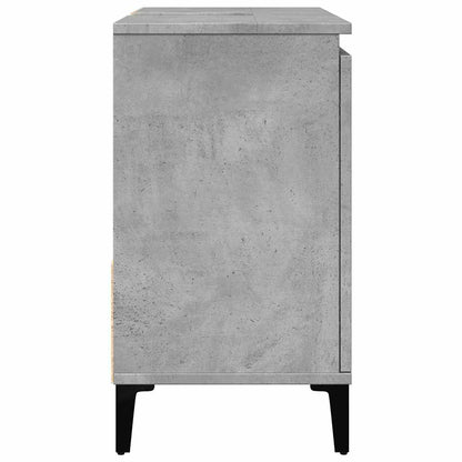 Sink Cabinet Concrete Grey 65x33x60 cm Engineered Wood