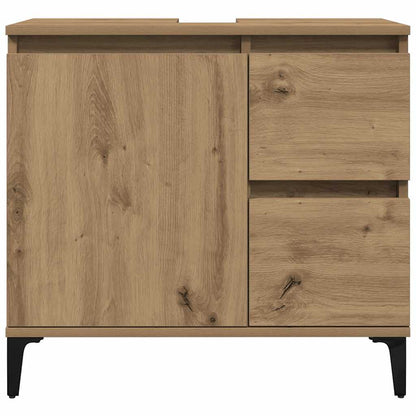 Sink Cabinet Artisan Oak 65x33x60 cm Engineered Wood
