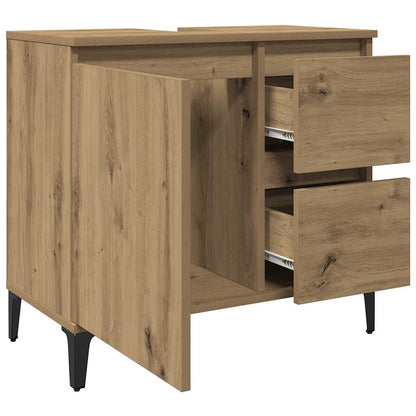 Sink Cabinet Artisan Oak 65x33x60 cm Engineered Wood
