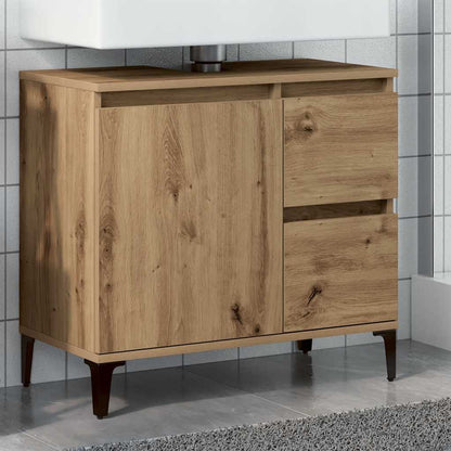 Sink Cabinet Artisan Oak 65x33x60 cm Engineered Wood